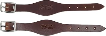 Jeereal Leather Fender Hobbles | Leather Western Saddle Stirrup Replacement Hobbles, Heavy Weighted Harness Leather