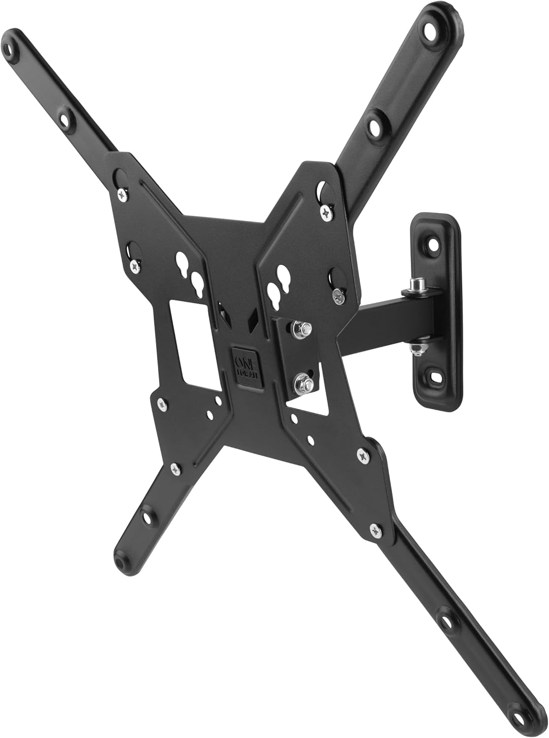 One For All TV Bracket – Tilt (15°) Wall Mount – Screen Size 32-55 Inch - for All Types of TVs (LED LCD Plasma) – Max Weight 80kgs – VESA 100x100 to 400x400 - Free Toolbox app – Black – WM2421