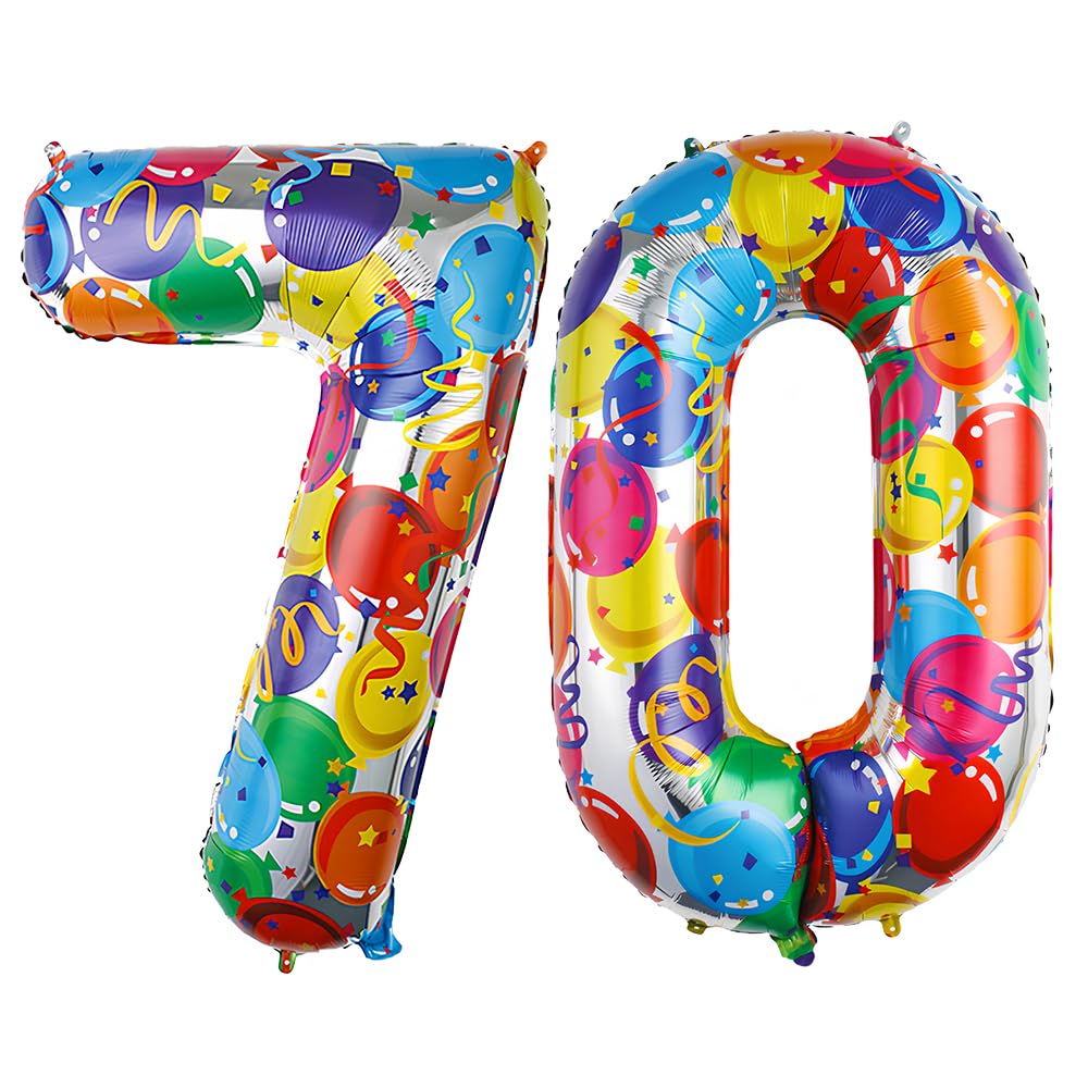 Foil Globo Número 5 Azul 40" (101cm), Inflable Helio o aire, Gigante Numeros 0-9, 10-19, 20-29, 30-100, Grande Globos Decoración para La Boda Aniversario y Cumpleaños Fiestas — view 453