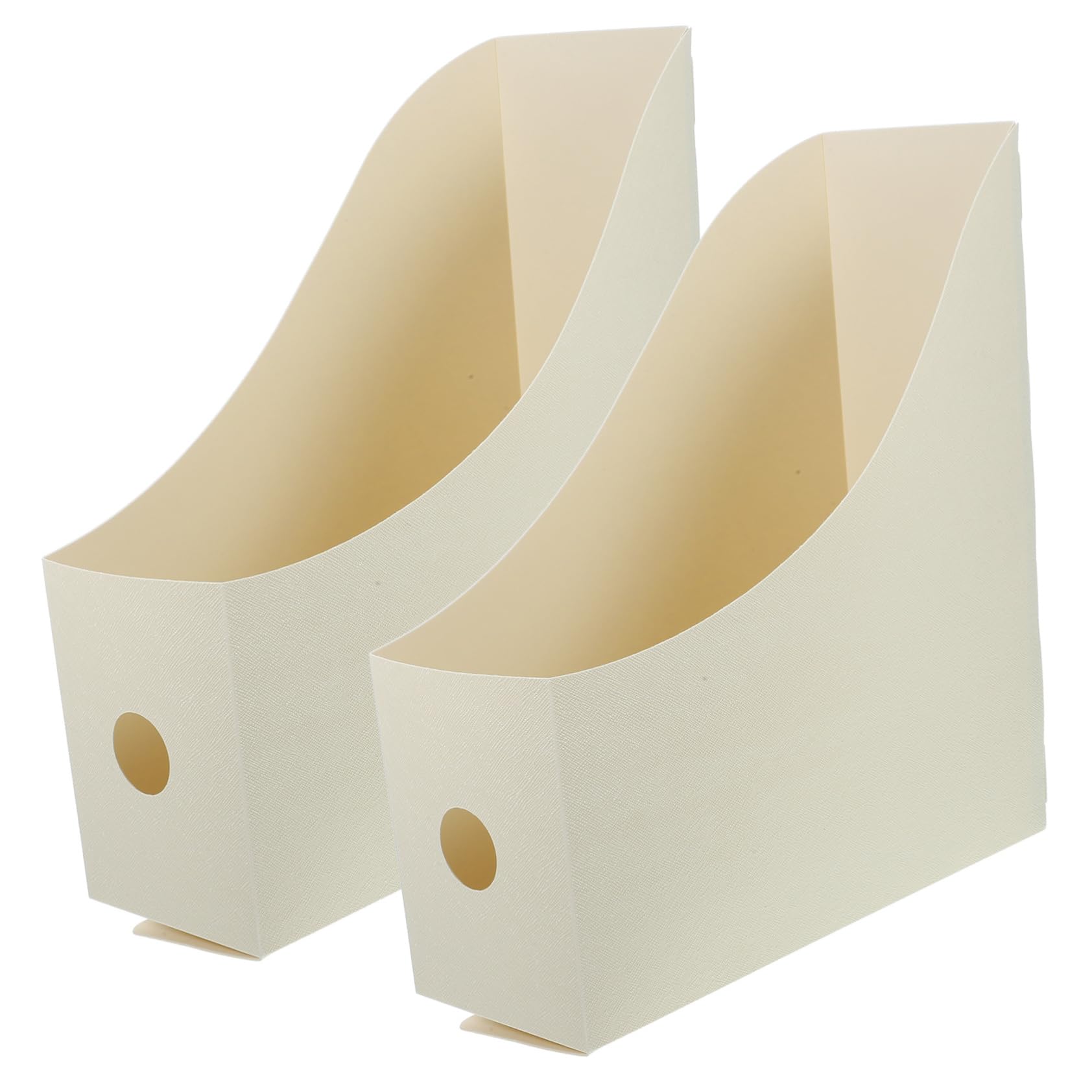 SEWACC 2Pcs Desktop Document Rack Plastic File Holder for Books Magazines Office Supplies Tidy Organization for Home School and Workspace