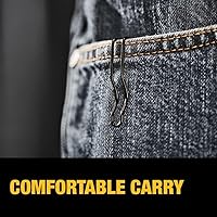 Vista 7 de Cuchillo plegable de empuje y volteo de la serie compacta Dewalt Atomic