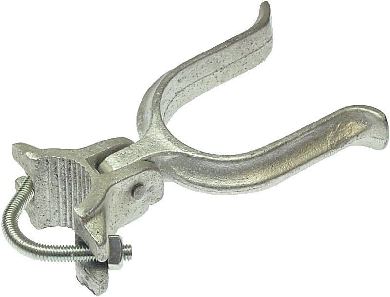 YZJSM Heavy Duty Fork Latch - Malleable 2" x 4" Chain Link Gate Latch - Silver