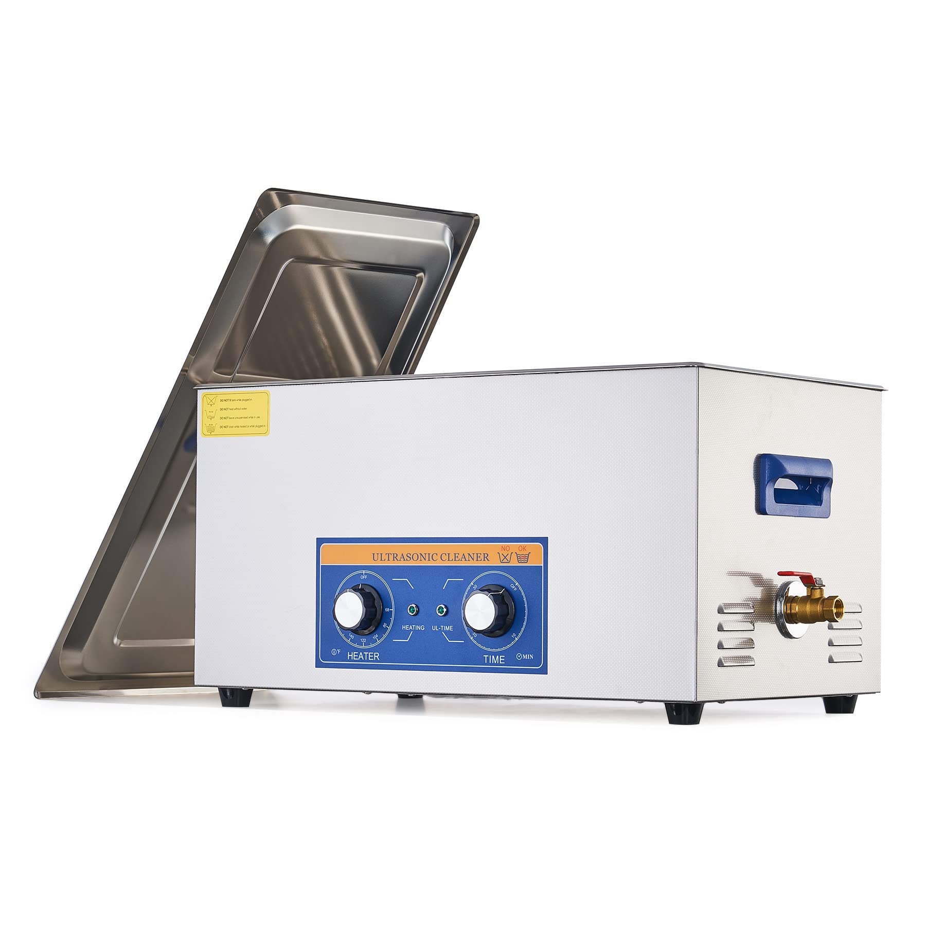 Photo 1 of CREWORKS Ultrasonic Cleaner with Heater and Timer, 5.8 gal Digital Sonic Cavitation Machine, 480W 22L Stainless Steel Jewelry Cleaner for Professional Tool Watch Glasses Retainer Denture Coin Cleaning