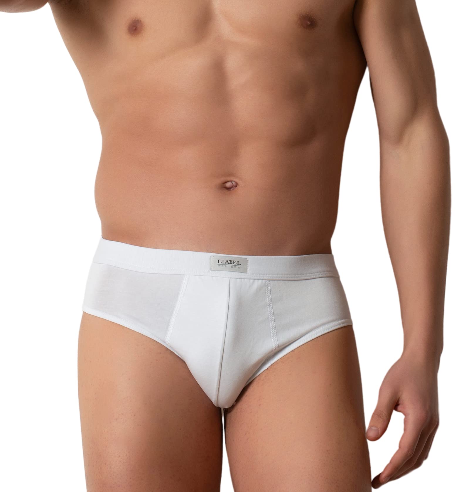 Liabel Set 3 Boxer Uomo Cotone Bielastico: Morbidi E Comodi, Taglie Dalla S Alla XXL, Bianco - 2