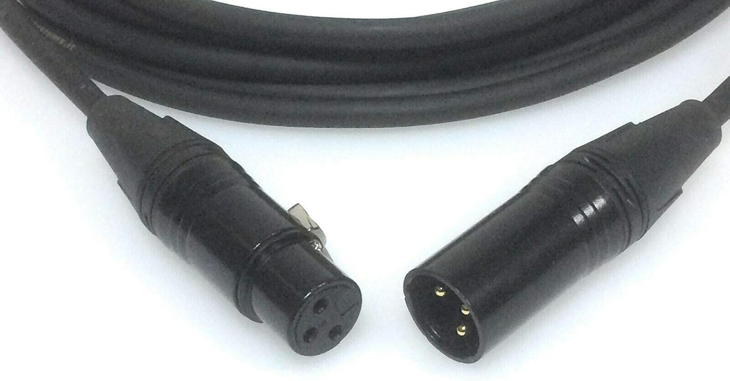 Cavo Adattatore Da 1 XLR Cannon Maschio A 1 Presa Jack Bilanciato, 30cm