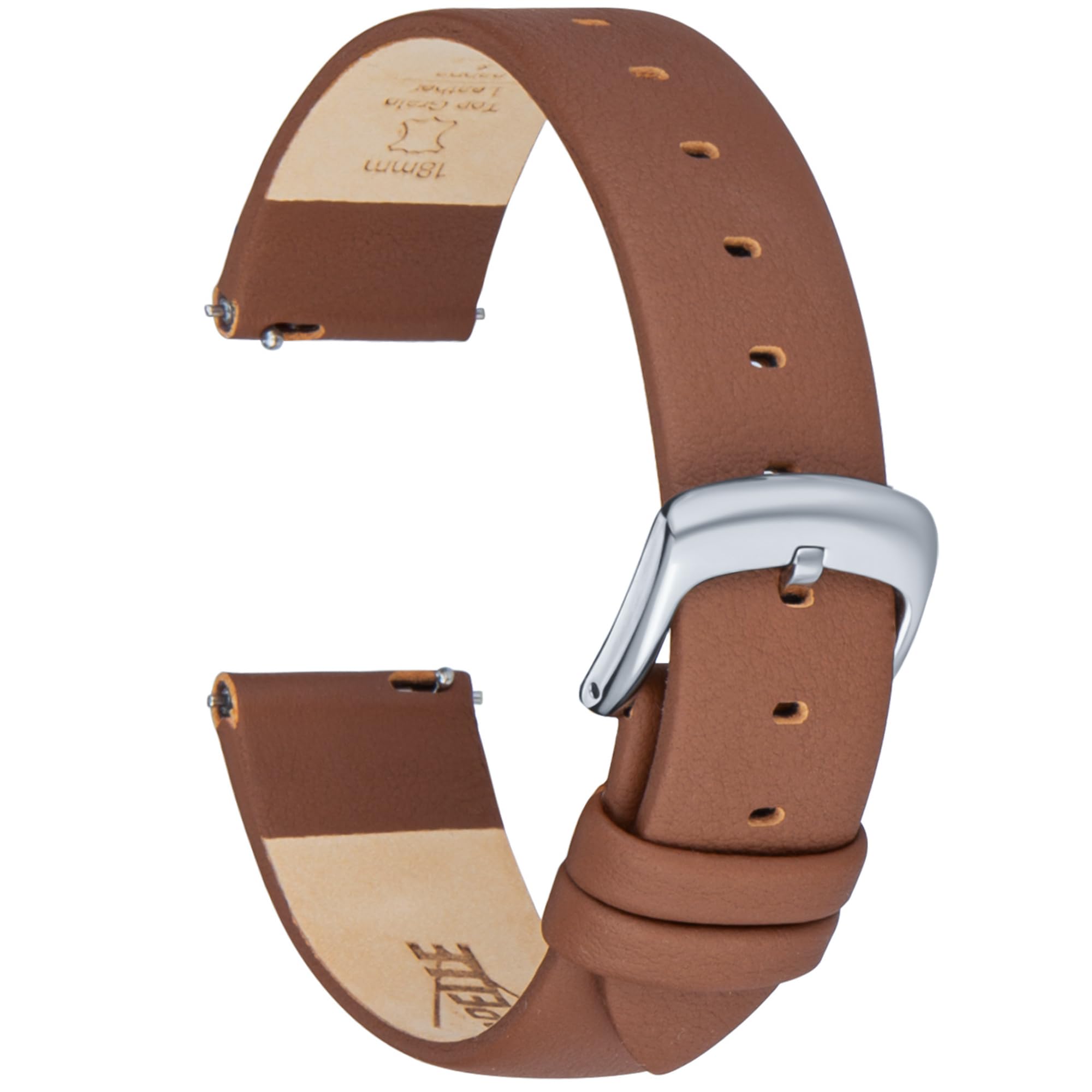 CORROPELLE Nappa Leather Watch Strap Quick Release 12-22mm Ultra Soft Slim