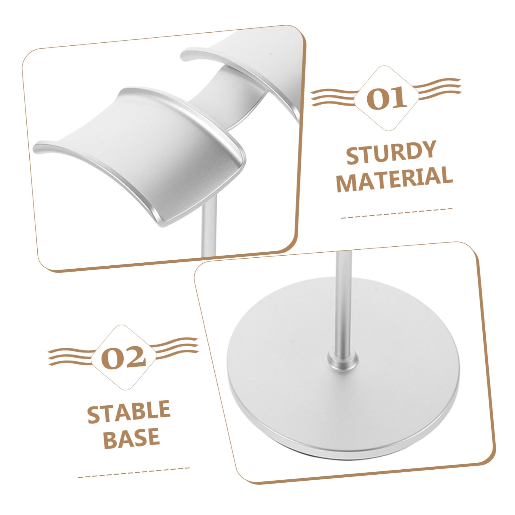 2pezzi Stand Per Cuffie in Plastica Supporto Per Cuffie Da Tavolo Gancio Per Wireless Accessorio Per Da Gioco Per Appoggio