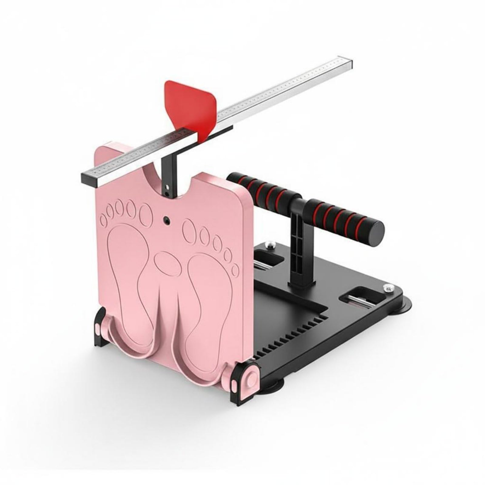 Foldable Sit and Reach Tester Training Tool Sit and Reach Machine Portable Forward Bend Test Device Easy Storage for Elementary School Students, Exam Prep, Home, Pink Stretcher-image-14