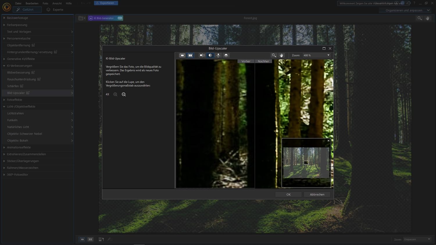 CyberLink PhotoDirector 2025 Ultra Leistungsstarkes Bildbearbeitungsprogramm Komplettes Fotostudio Erstellt perpekte Fotocollage / Fotoshow / Panorama Lichteffekte GIF Windows 10/11 [Box]