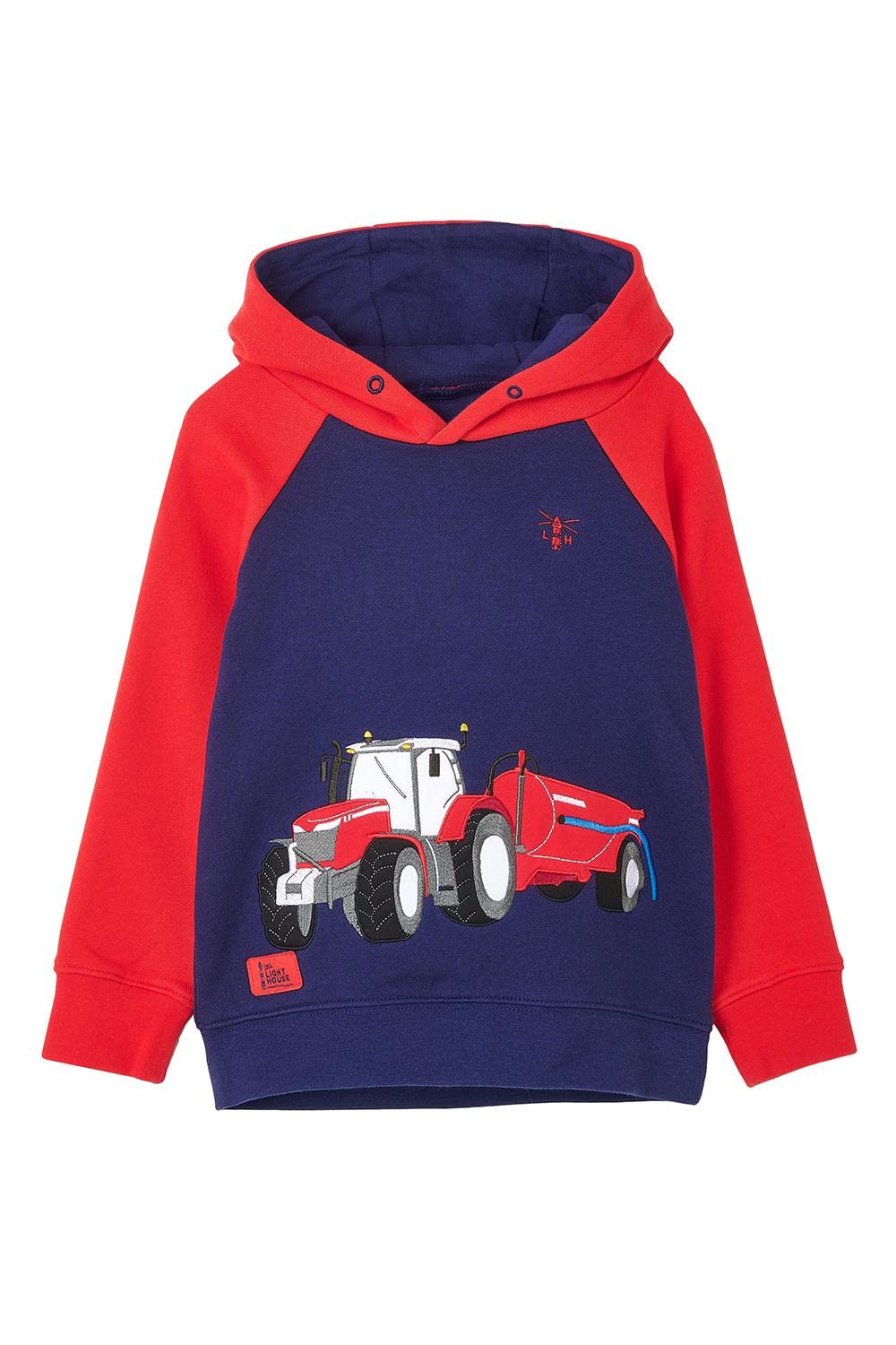 Lighthouse Clothing Kids Cotton Rich Hoodie - Red - 6-7 Years