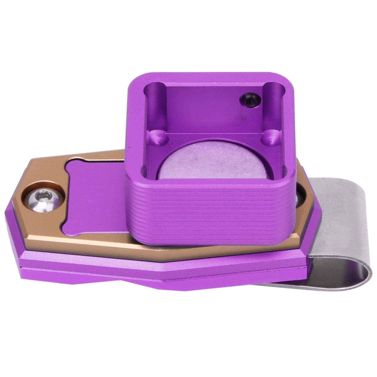 Alvinlite Pool Chalk Holder, Magnetic Cue Chalk Holder with Belt Clip, Portable Pocket Stick Chalk Holder, Billiards Accessories Snooker Practical Tool