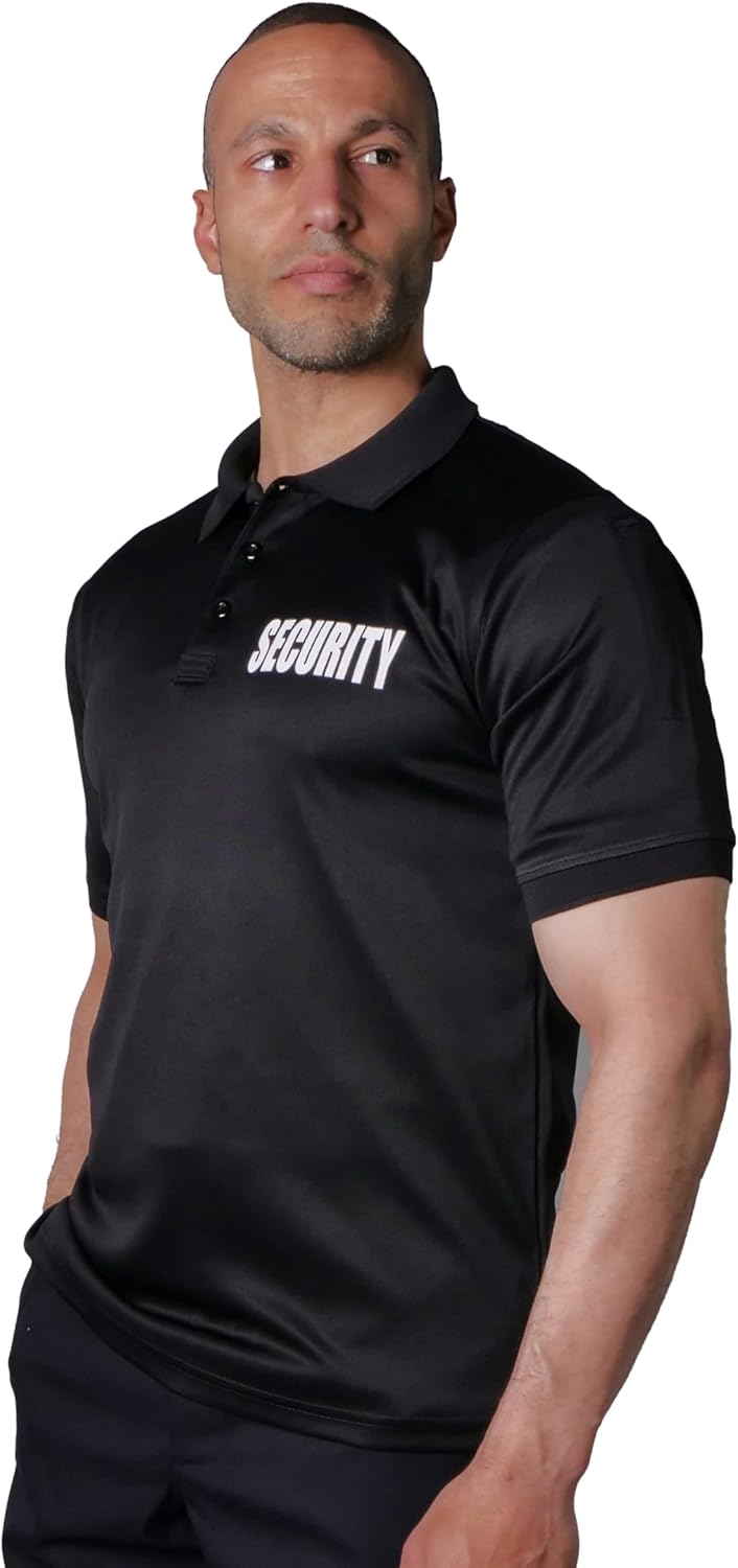 First Class Tactical Duty Performance, Lightweight, Breathable, 100% Polyester, Short Sleeve Polo Shirt Mens - Image 3