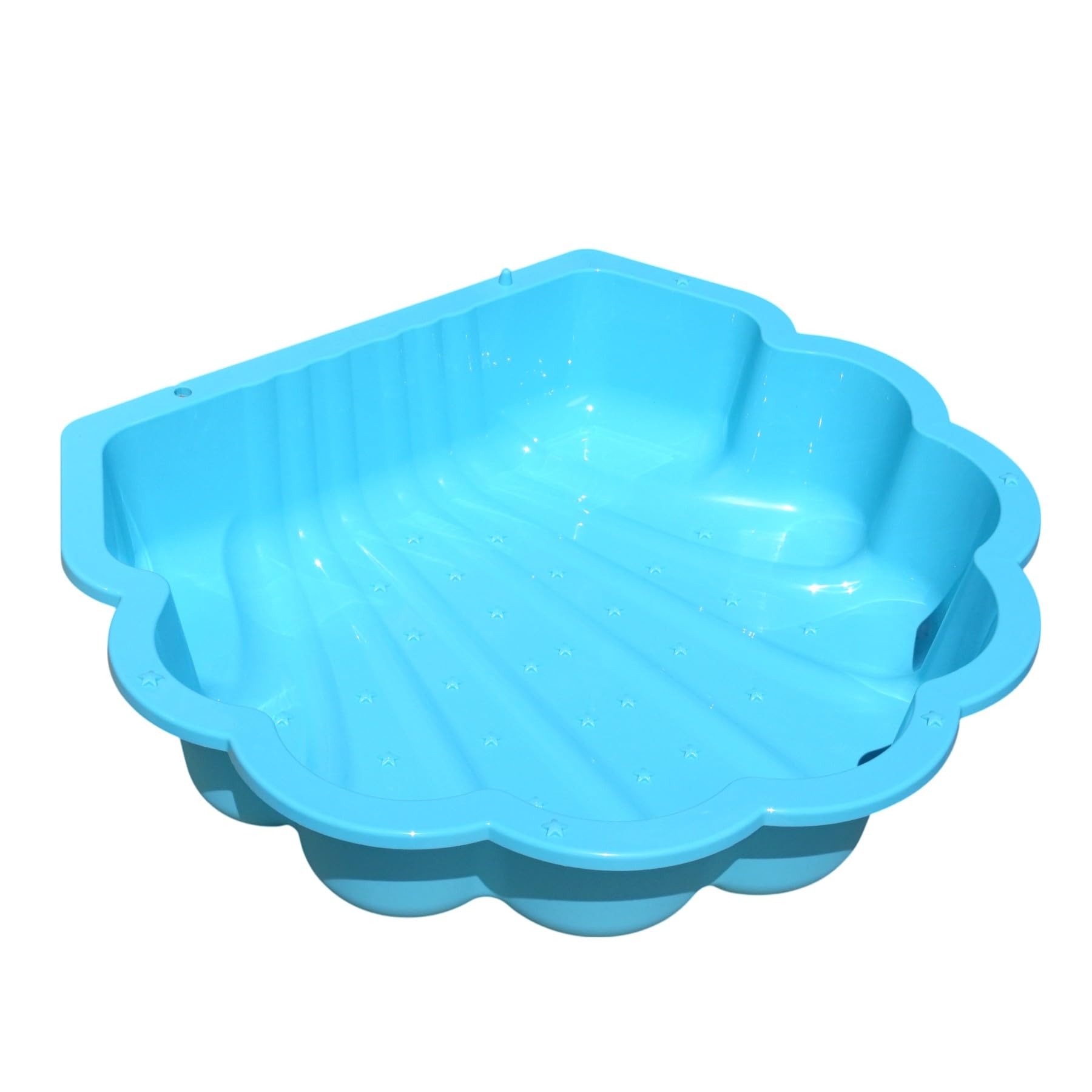 Juego de 2 conchas de arena y agua para niños – rosa y turquesa – arenero exterior y piscina infantil – juguete resistente para jardín y terraza – a partir de 18 meses