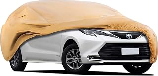 Heavy Duty Outdoor Car Cover Custom Fit for Toyota Sienna,Windproof All Weather Waterproof Sun Rain UV Dust Snow Protection Outdoor Car Covers