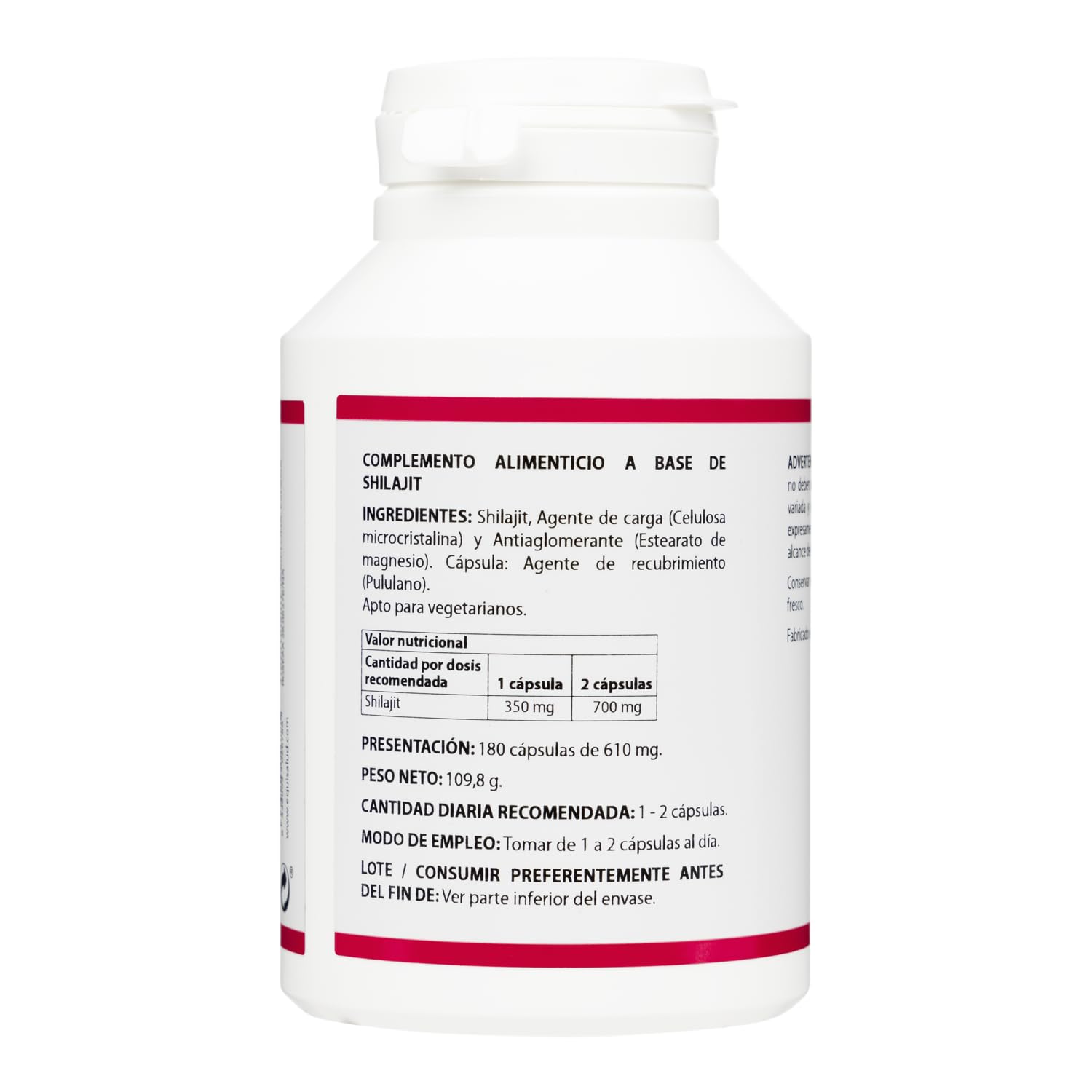 Equisalud - Holomega Shilajit Puro - >50% Ácido Fúlvico - 180 Cápsulas | Suplemento Adaptógeno rico en y Minerales del Himalaya - Fórmula Vegetal para tu Rutina Diaria de Vitalidad
