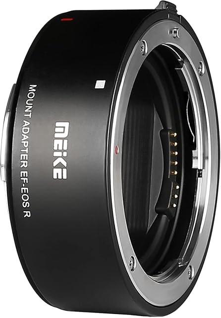 Meike Metalowy adapter obiektywu EF-EOSR, konwerter, z autofokusem, do aparatów Canon EF/EF-S, EOS-R, EOS-RP, R5, R6, R7, R10, C70 i RED Komodo