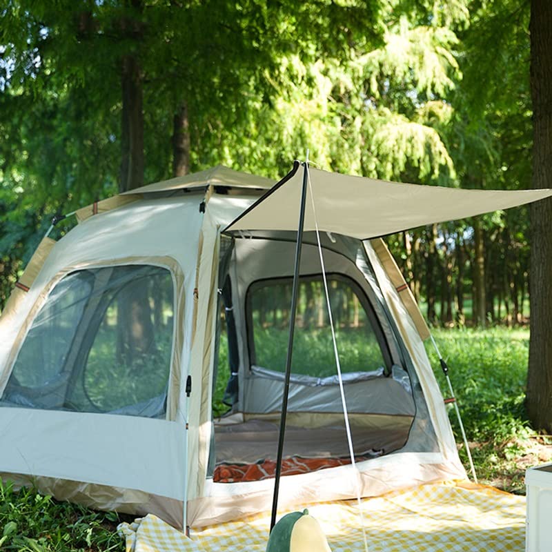 Carpa mochila campamento automática impermeable familiar miniatura 3