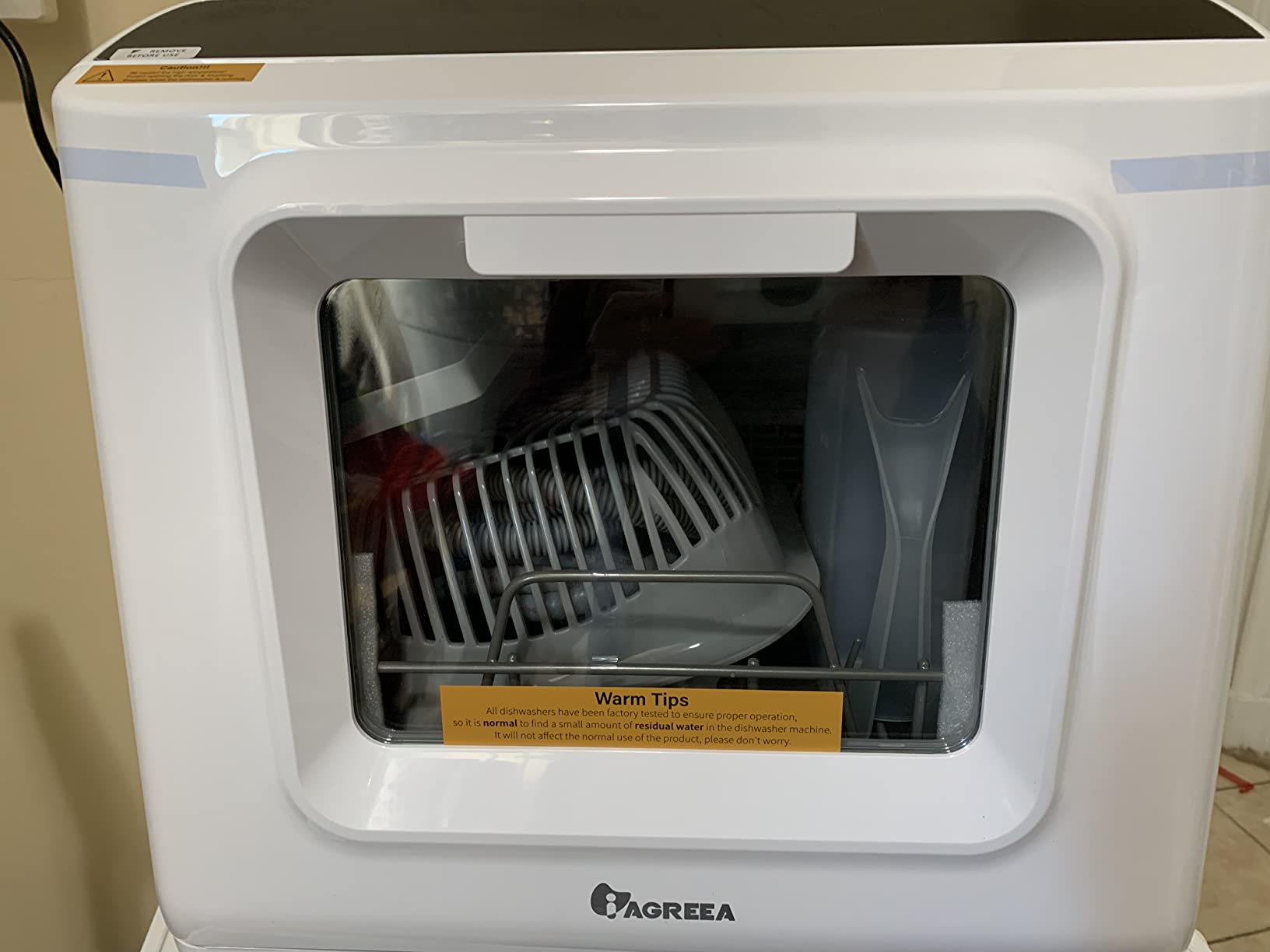 27/mo Finance IAGREEA Portable Countertop Dishwasher, No Hookup