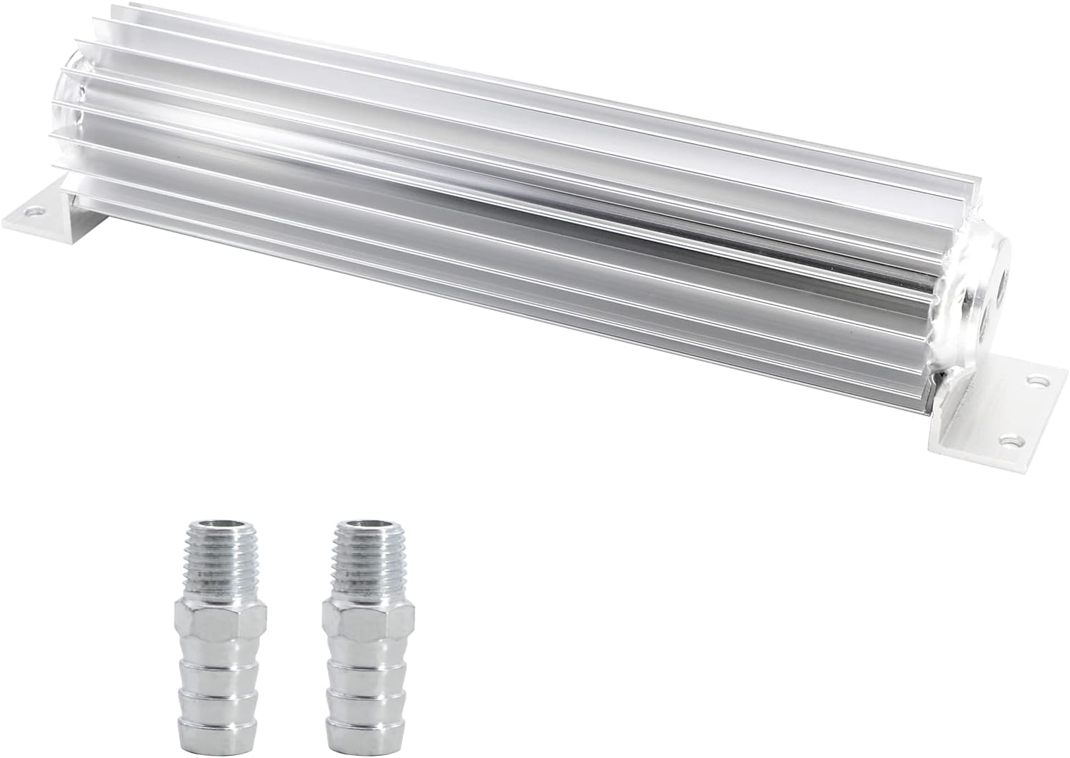 Dokili Universal 15" Dual Pass Aluminum Finned Transmission Oil Cooler