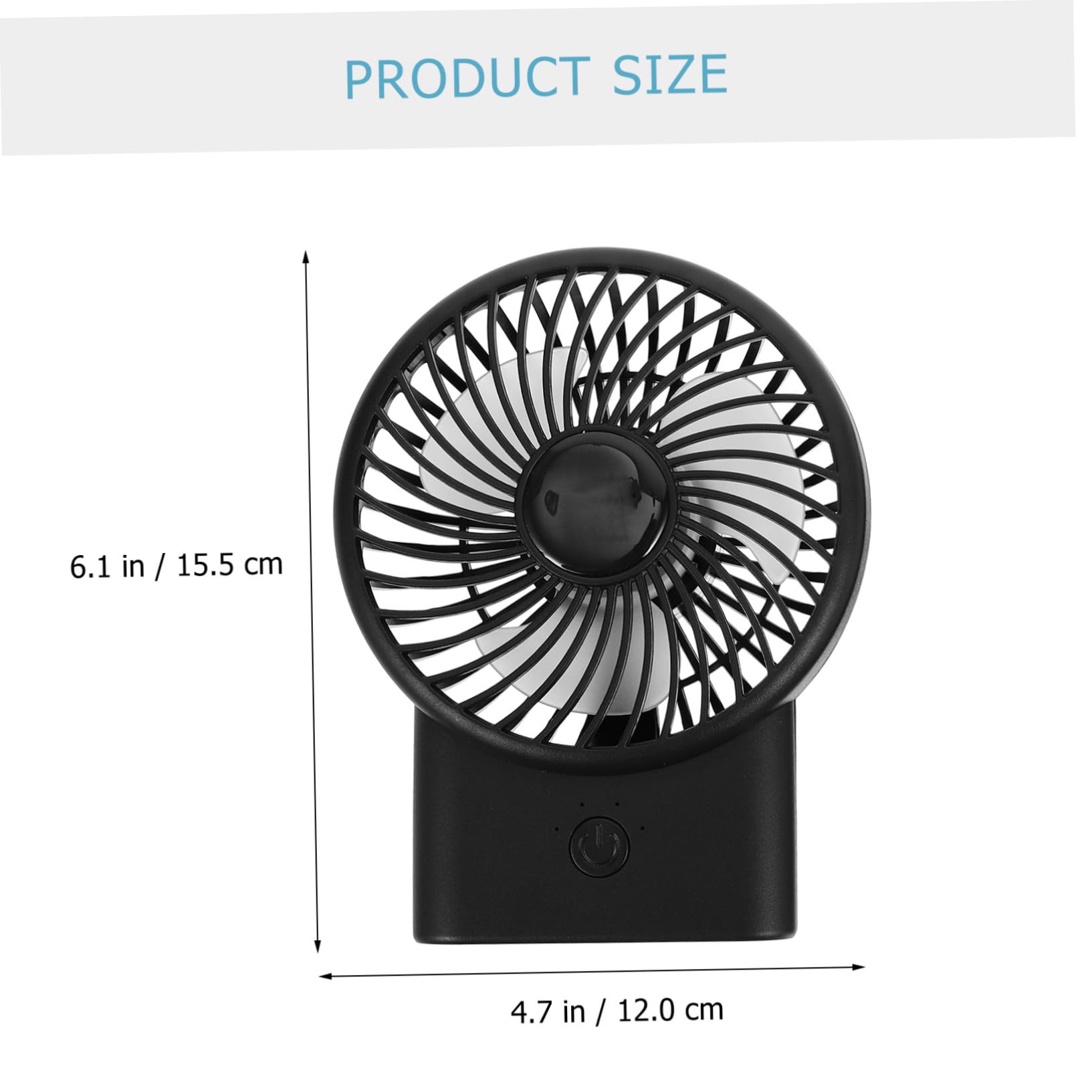 jojofuny 4piezas Ventilador Portátil Recargable Usb Para Cochecito De Silencioso y Para y Bolsos