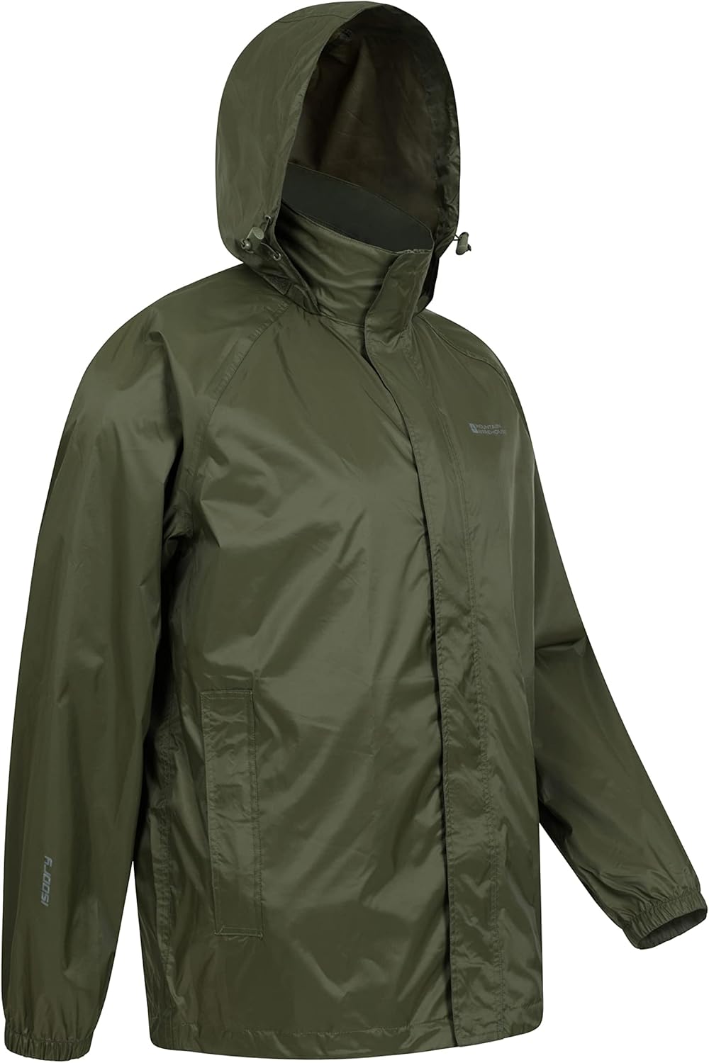 Mountain Warehouse Pakka Mens Waterproof Packable Jacket Foldaway Hood Rain Jacket, Pack Away