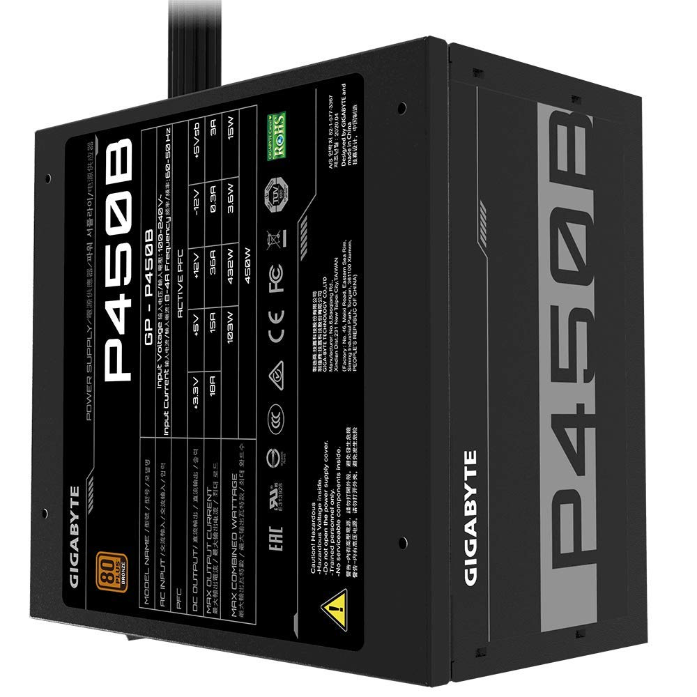 GIGABYTE Alimentation 450W P450B 80+ Bronze