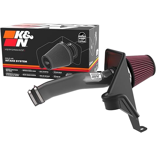 K&N Cold Air Intake System: High-Flow Air Filter, Increase Performance & Towing: Compatible with 2021-2025 Jeep: Grand Cherokee, 77-1587KC