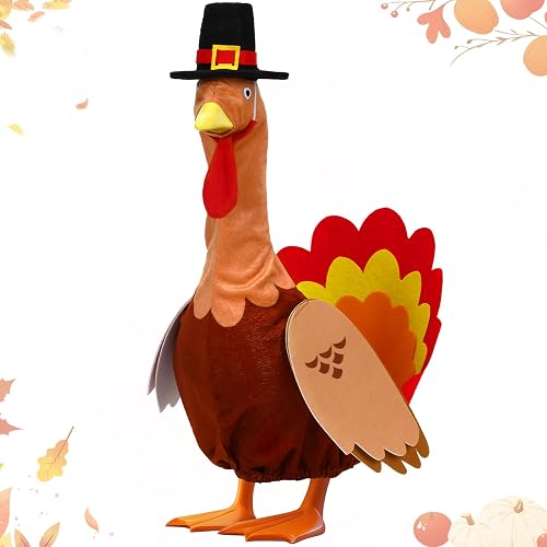 Thanksgiving Turkey Porch Goose Outfit Dress for Party Supplies |