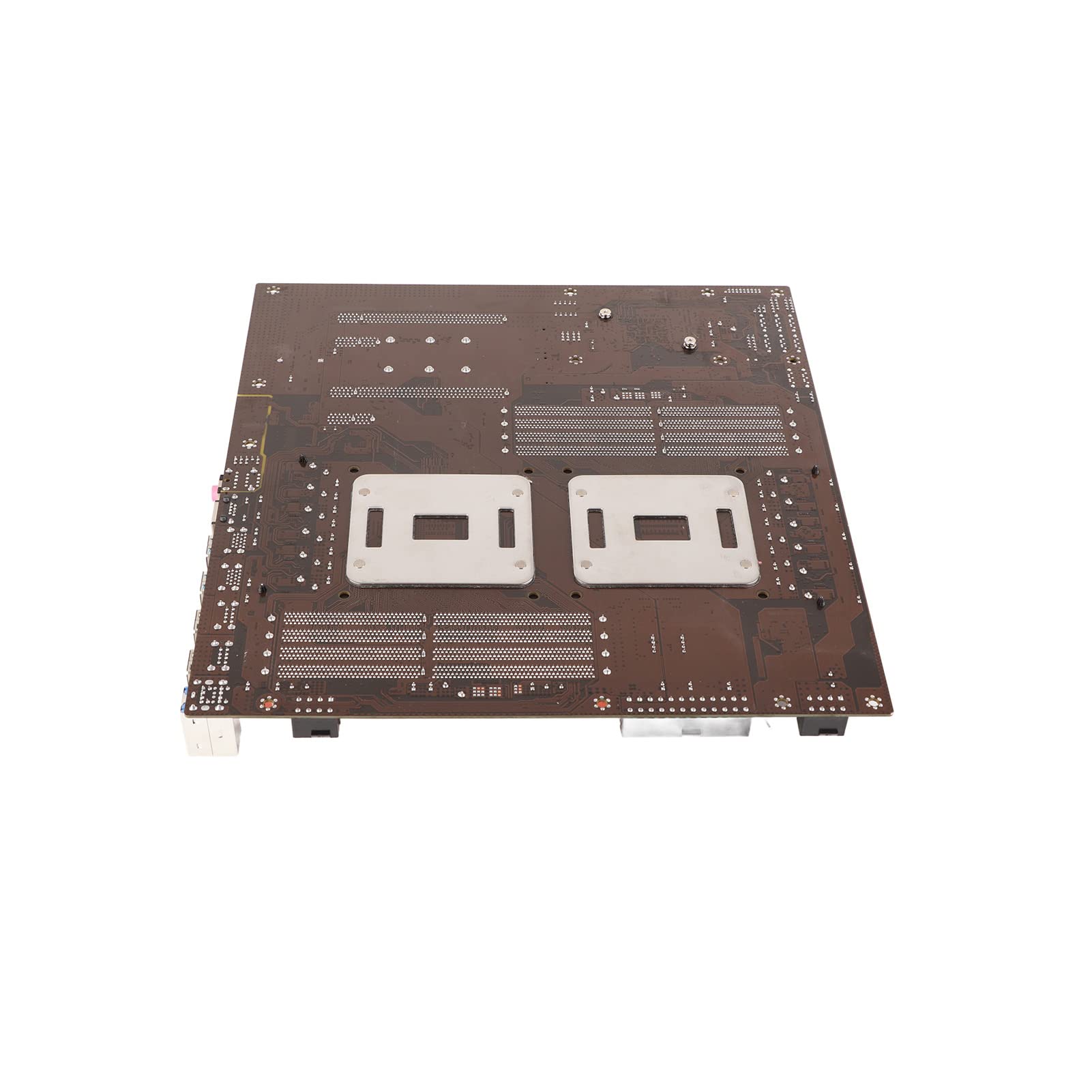 X99 Dual Socket Desktop Motherboard, LGA 2011-3 CPU Mainboard For Studio Computer Game Simulator E5CPU (DDR4 3000/2666/2400 / 2133MHz, PCI-E, SATA3.0, USB 3.0, USB 2.0, RJ45, PS / 2, CR2023, RTL8111H)