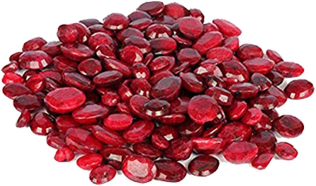 GEMHUB 約100カラット/7個 リングサイズ ゴージャスなアフリカの鳩 ブラッドレッドルビー ルースジェムストーン ロットルビー 7月の誕生石, 宝石。, ジェムストーン ロット