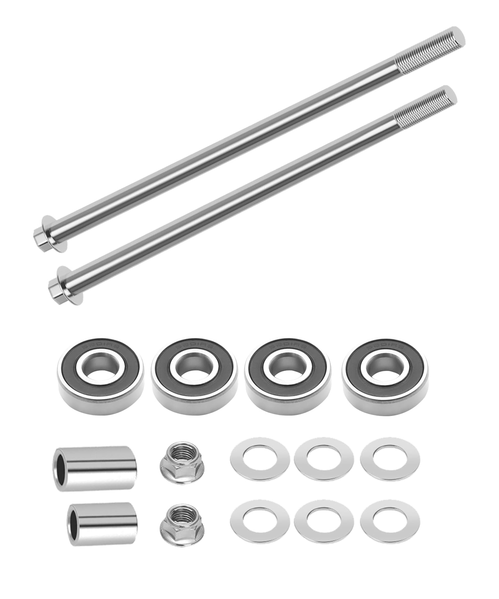 Amazon.com: 12mm 270mm Mini Bike Rear Axle + 225mm Front