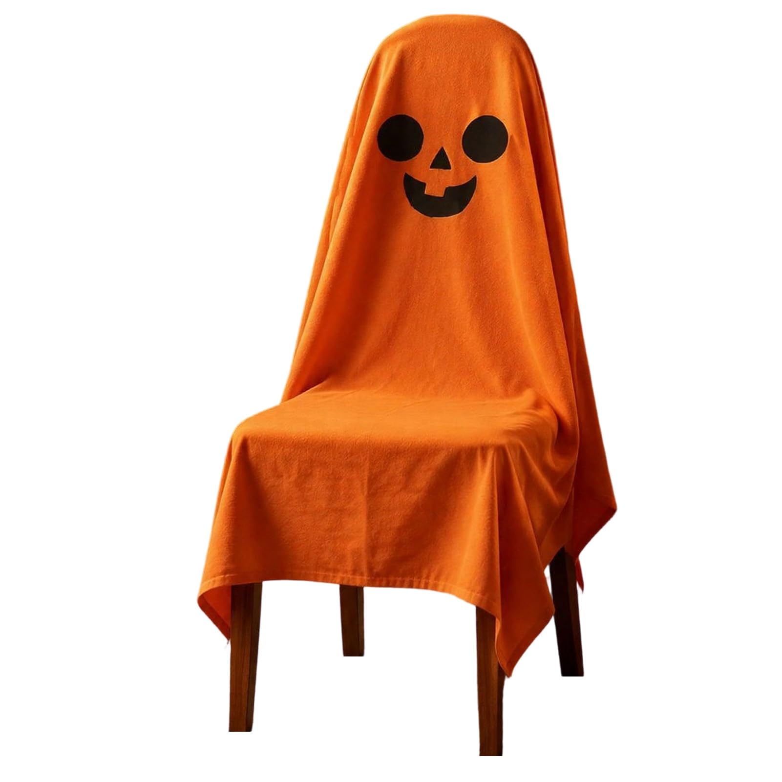 Virelynx Halloween Ghost Chair Cover, Spooky Dining Seat Protector