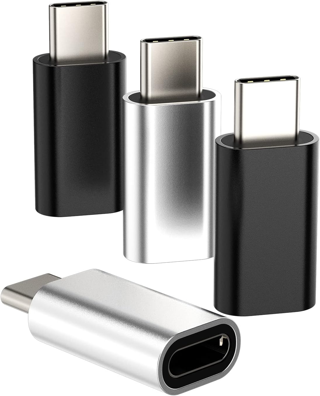 Amazon.co.jp ライトニング メス タイプc オス 充電 アダプター(4個セット)Typec Lightning 変換アダプタ