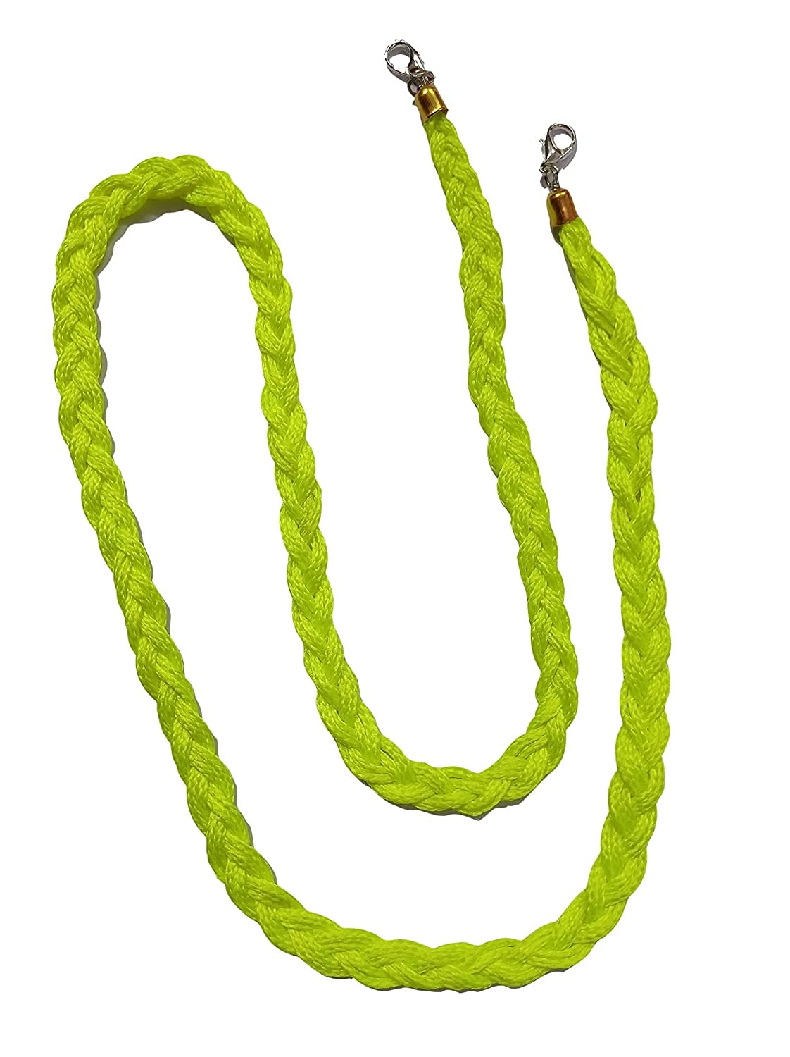 Beautiful Mask and Eyeglass Parrot Green Nylon Dori Eyeglass Spectacle Cord Neck Strap String Chain Link Holder 73 cms Parrot Green Colour For Women Men Girl ( Parrot Green Dori )-image-35
