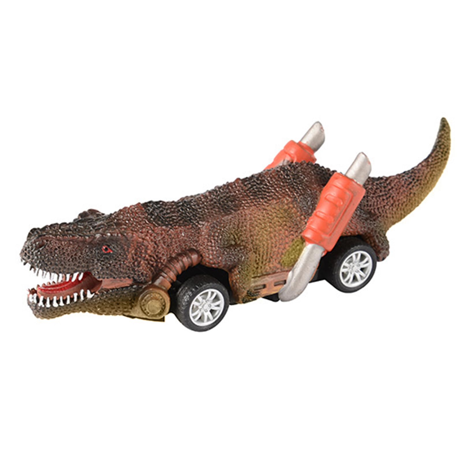 ミニカーセット 6個セット プルバックカー 恐竜 車おもちゃ