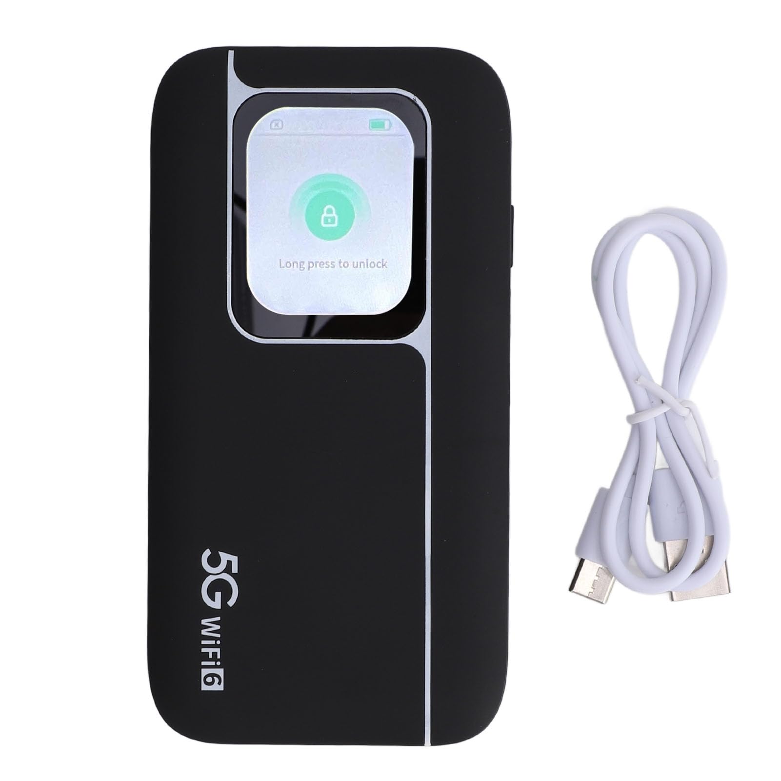 aqxreight Router Wi-Fi 6 5G Mobile Hotspot, 7100mAh, IP67, for Outdoor | 2.77Gbps speed, -band, connects 16 devices, supports 5G/4G/3G, for travel