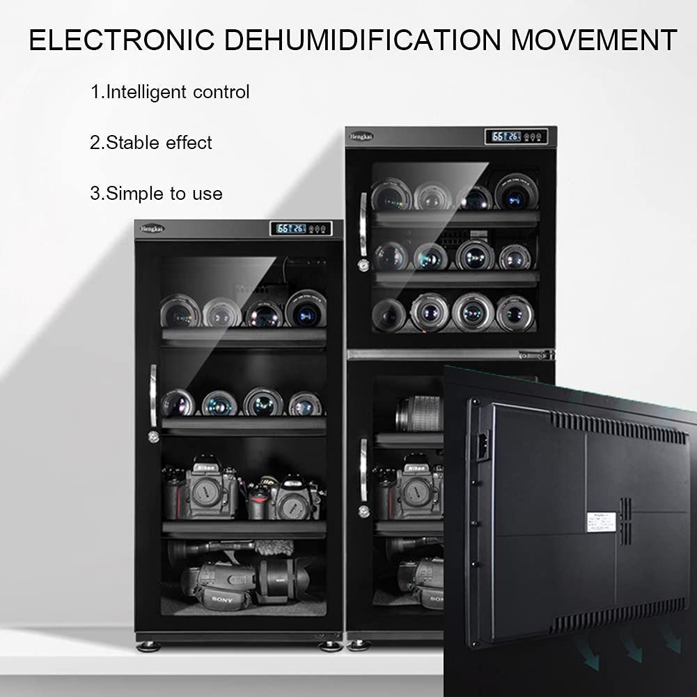Gabinete Seco Gabinete De Deshumidificación Completamente Automático, Gabinete De Secado De Lentes De Cámara, Gabinete A Prueba De Humedad De Equipos Fotográficos,90l