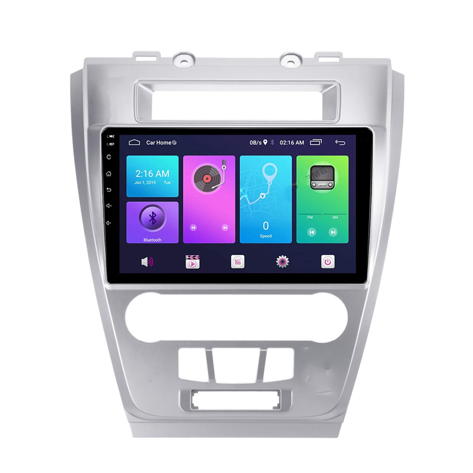 Android 10.0 Car Stereo Double Din for FORD FUSION MENDEO 2009-2012 GPS Navigation 9 Inch Head Unit MP5 Multimedia Player Radio Video Receiver with 4G WIFI DSP Carplay