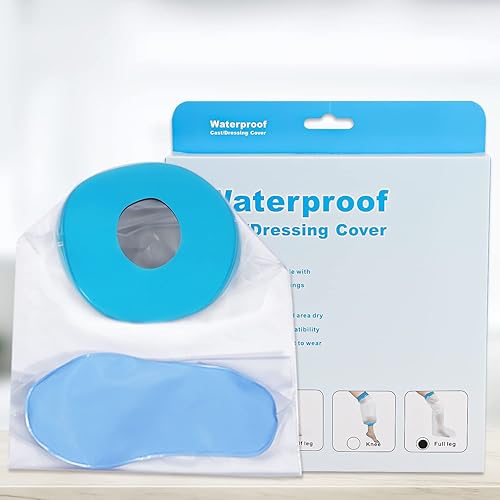 Miniatura 6 de Sumifun Fundas de fundición para patas de ducha, cubierta impermeable para patas adultas, cubierta moldeada para piernas para ducharse con parte