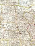 National Geographic: North Central United States 1958 - Historic Wall Map Series - 19 x 24.75 inches - Laminated