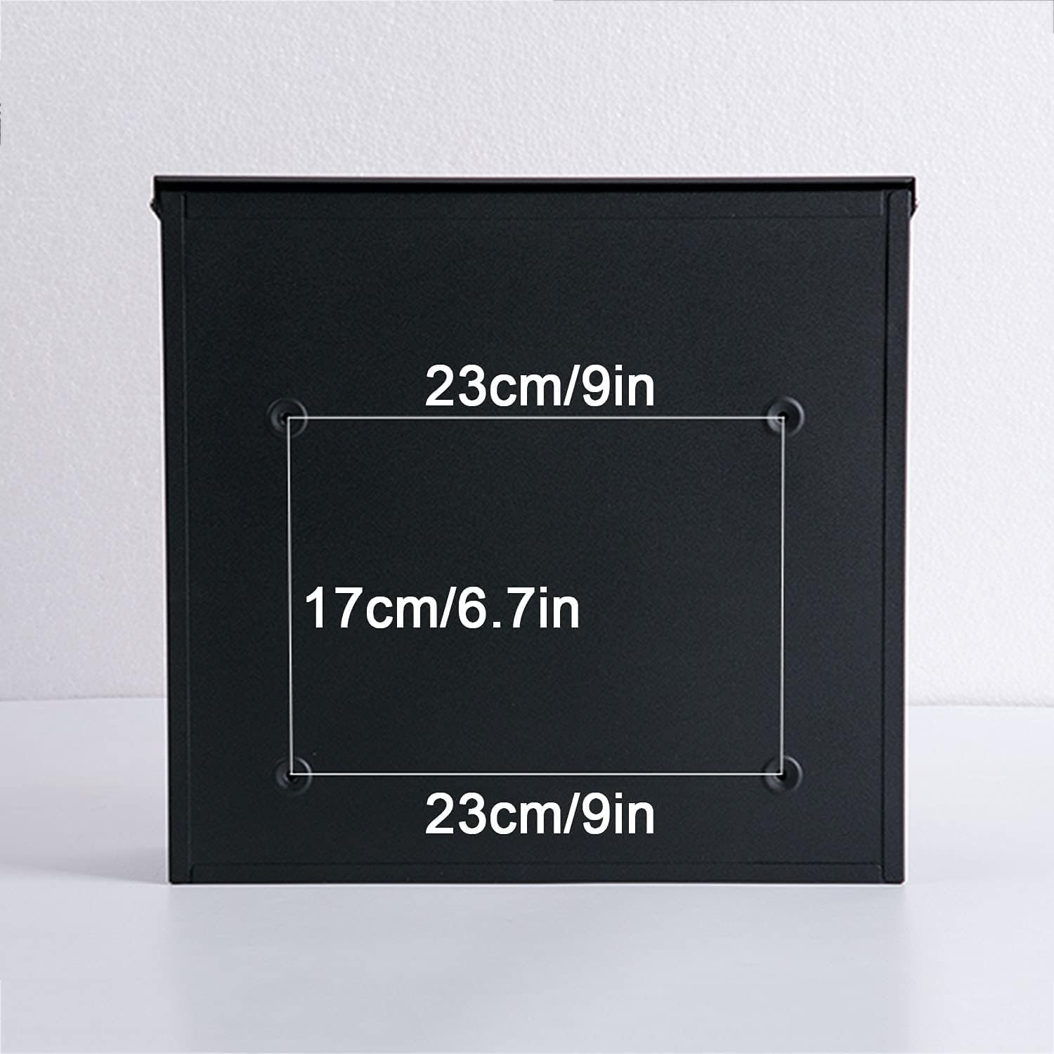 REMYS Suggestion Box Ballot Box Drop Box Locking Security Mailbox, Modern Wall Mount Mailboxes, with Key Lock Mailboxes Heavy Duty Drop Box for Outside Home Decorative & Office (Color : White - a)