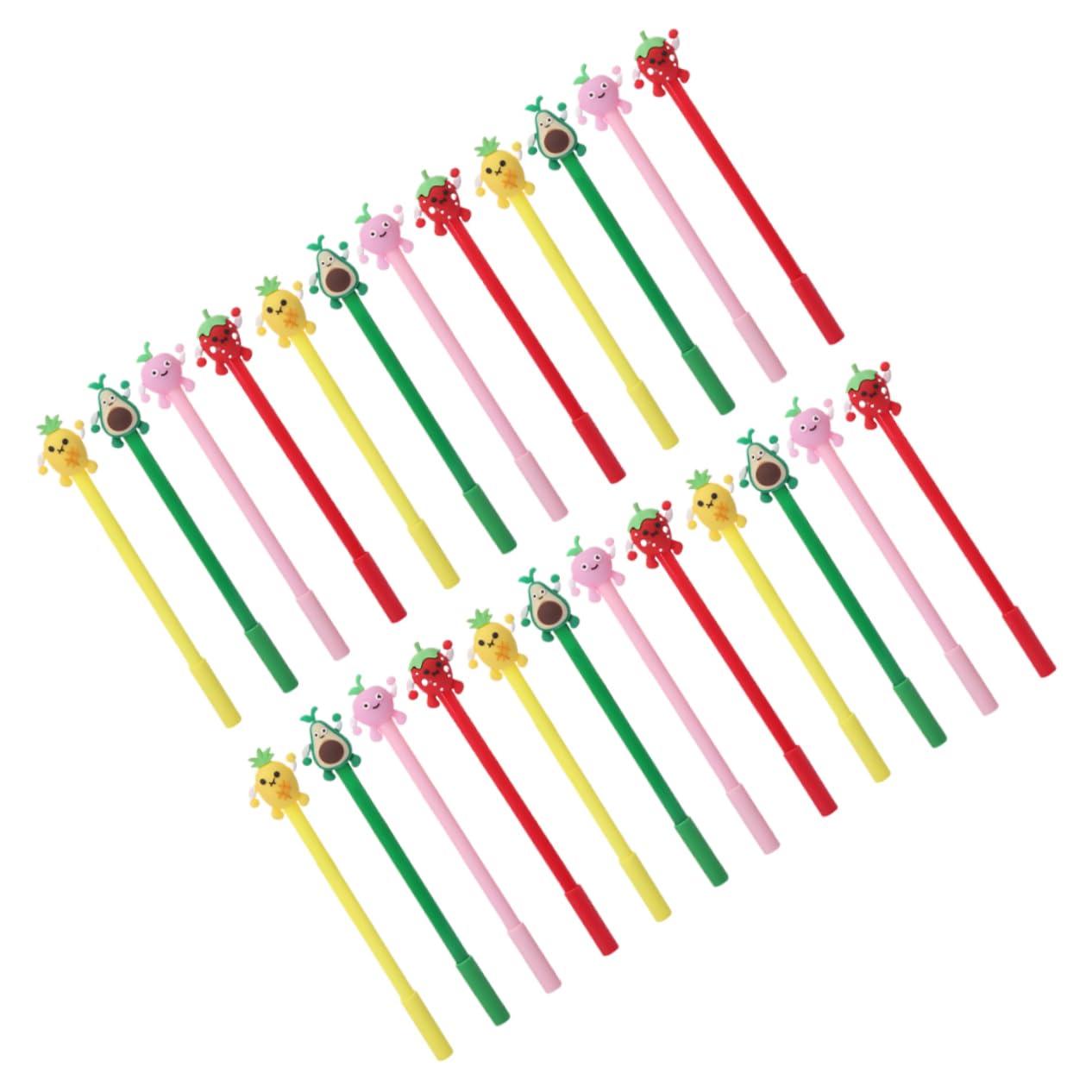 Tofficu Lot de 5 Stylos Mignons pour Garçons Et Filles Stylos Gel pour Prise de Notes Fournitures Scolaires de Style Mixte Pièces X 5