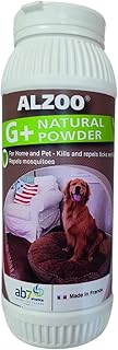 Alzoo Natural G+ Environment Powder - 8oz - Naturally Repels and Kills Fleas and Ticks in The Home and pet environments, Great for Carpet and Furniture