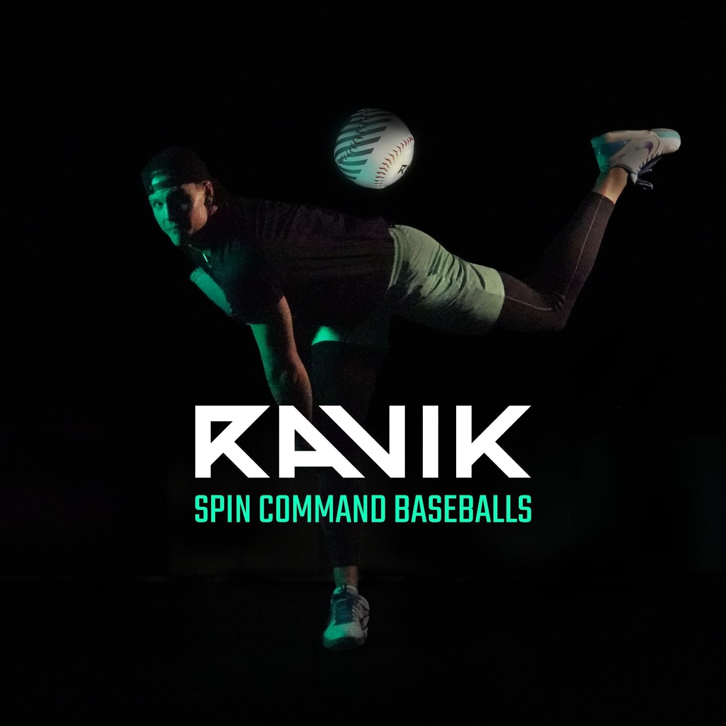 RAVIK Spin Command Training Baseball, Offset Weighted Ball for Pitch Design and Command, 7oz Weighted Baseball, 2-Pack