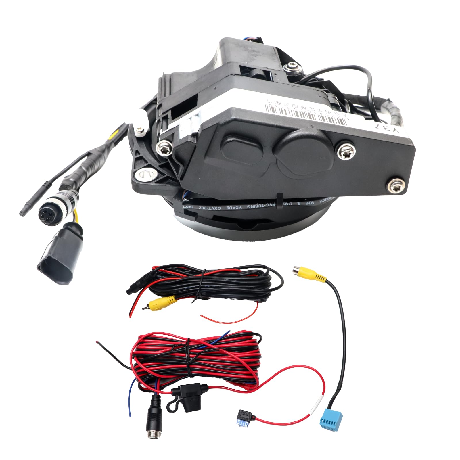 Caméra de Recul 1080p pour Passat Golf 6 Polo CC Beetle B6 Caméra de Stationnement étanche avec Vision Nocturne Installation Facile Plug and Play Caméra de Recul pour Voiture