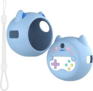 【NIUQCTIAN】For タカラトミー TAKARA TOMY ぷにるんず サンリオキャラクターズ ケース カバー シリコン保護カバー 耐衝撃 落下防止 擦り傷防止 軽量 防水 防汚 防塵 持ち運び便利全面保護カバータカラトミー(TAKARA TOMY) ぷにるんず サンリオキャラクターズ 対応(ブルー)