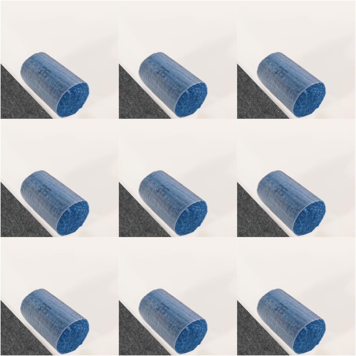 Yglnden 10 Bundles Latch Hook Kit Colorful Yarn Bundles Cut Rug DIY Latch Hook Yarn for Handmake Craft Sewing Knitting for Adults (10 Bundles# Blue B)