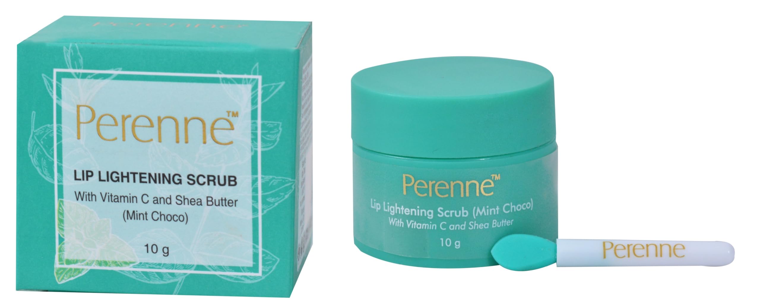 PerenneLip Scrub For (Mint Choco) With Vitamin C and Shea butter (10 gm)