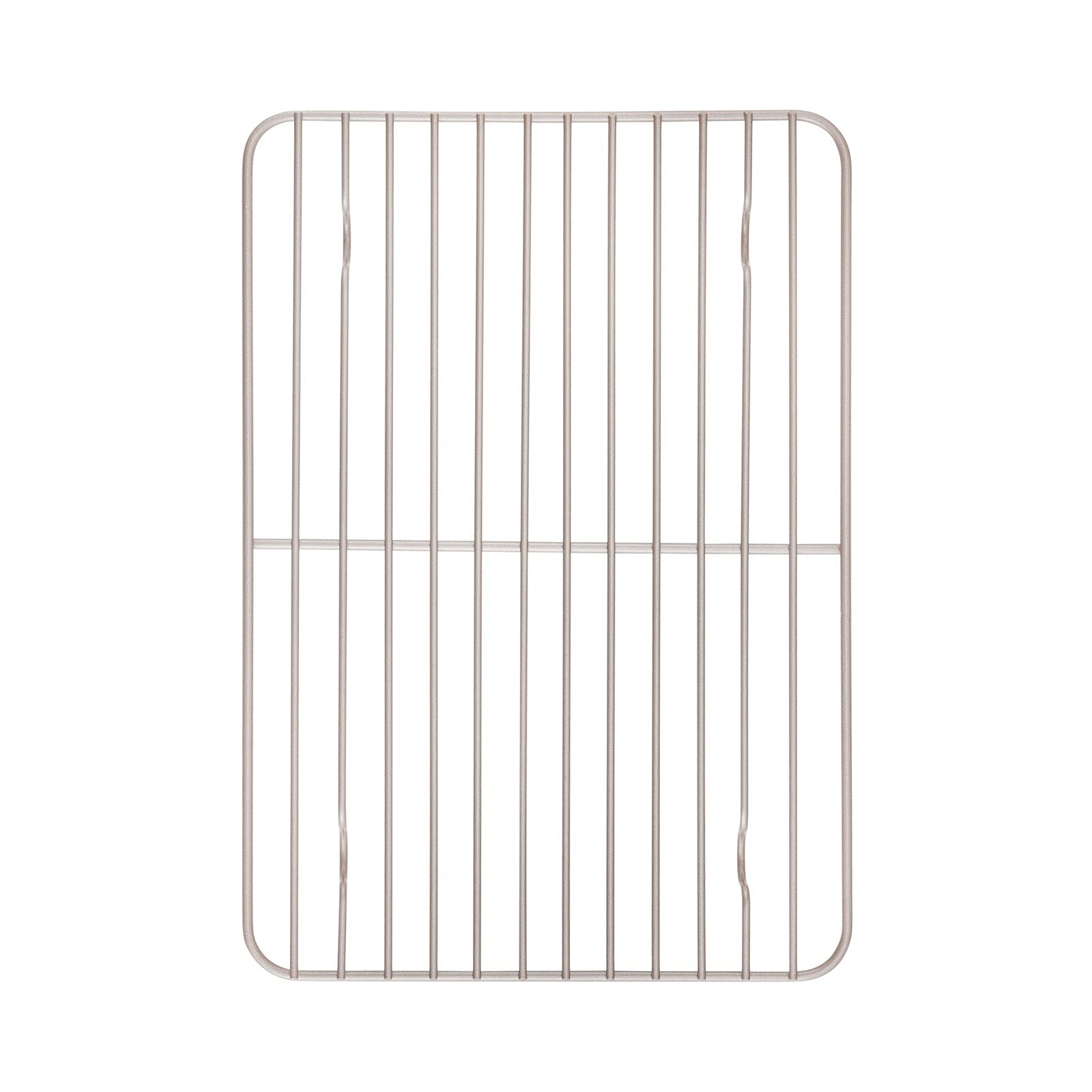 CHEFMADE Baking and Cooling Rack, 12.2-Inch Non-Stick Rectangle Wire Rack for Oven Baking (Champagne Gold)