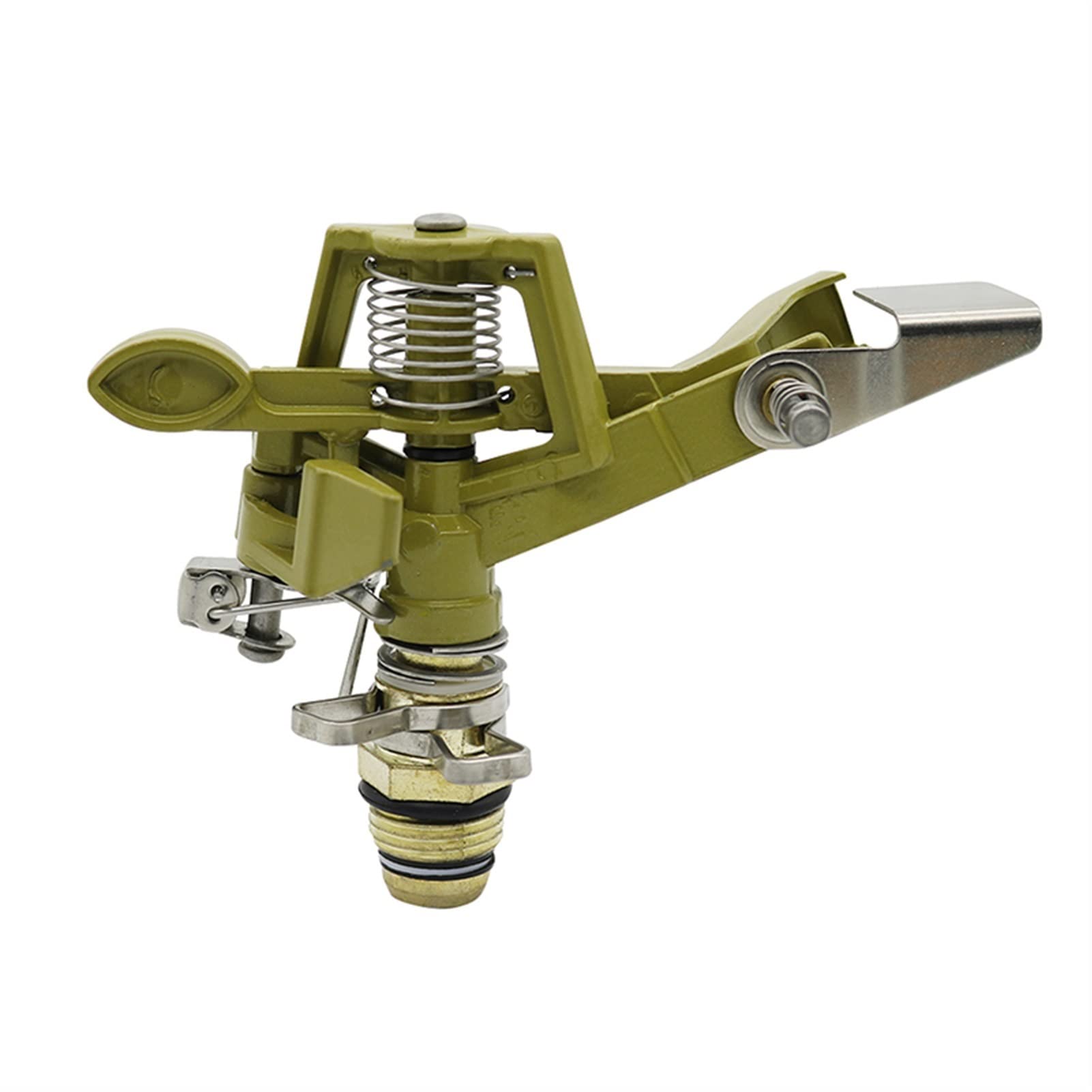Gartensprinkler aus Kupfer für Hof Wassersprinkler mit rotierendem Kipphebeldüsensprüher Pulsierende Sprinkler mit großer Flächenabdeckung Bewässerungssprinkler für Gartenrasen Gartenwerkzeug